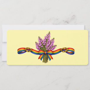 Schottischer Hochzeit LGBTQIA+ Stolzfeier Tag Save The Date
