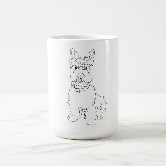 Schottischer Hund Kaffeetasse (Mittel)