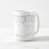 Schottischer Hund Kaffeetasse (VorderseiteRechts)