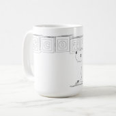 Schottischer Hund Kaffeetasse (Vorderseite Links)