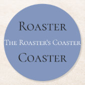 Schottischer Jargon, Röster-Untersetzer Runder Pappuntersetzer (Vorderseite)