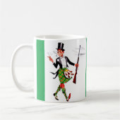 schottischer Jünger mit Gewehr Kaffeetasse (Links)