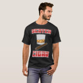 Schottischer Kaffeekonzern süchtig T-Shirt (Vorne ganz)