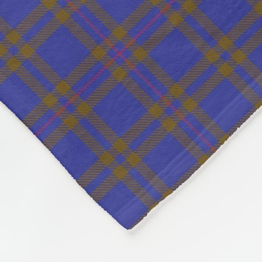 Schottischer KlassikerTartan Clan-Eliots Elliott Fleecedecke (Ecke)