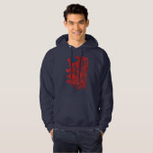 Schottischer Löwe Hoodie (Vorne ganz)