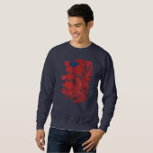 Schottischer Löwe Sweatshirt (Vorne ganz)