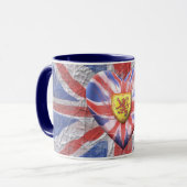 Schottischer Löwe Tasse (Vorderseite Links)