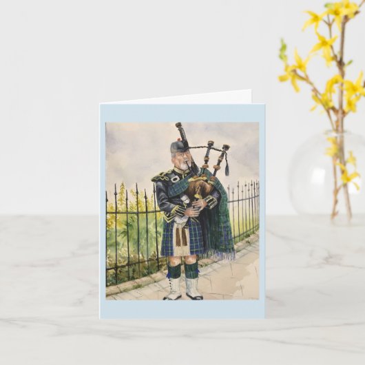 Schottischer Pfeifer Karte (Gelbe Blume)