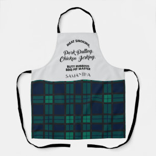 Schottischer Plaid Clan Blackwatch kariert Küche Schürze