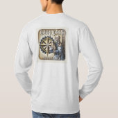 Schottischer Raglan des Dudelsackspielers das Ale T-Shirt (Rückseite)