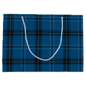 Schottischer Ramsay Blue Tartan Große Geschenktüte (Rückseite)