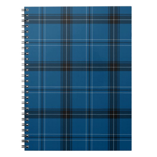 Schottischer Ramsay Blue Tartan Notizblock (Vorderseite)