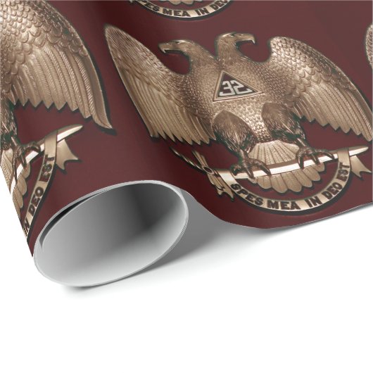 Schottischer Ritus 32 Grad Geschenkpapier (Rolleneckpunkt)