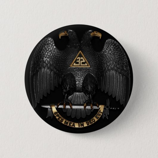 Schottischer Ritus 32 Grad-Maurer Eagle Button (Vorderseite)