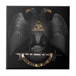 Schottischer Ritus 32 Grad-Maurer Eagle Fliese