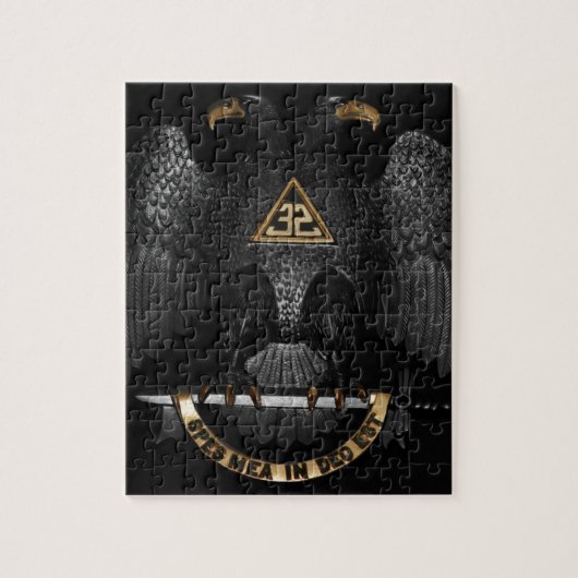 Schottischer Ritus 32 Grad-Maurer Eagle Puzzle (Vertikal)