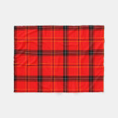 Schottischer Roter Tartan Fleecedecke (Vorderseite (Horizontal))