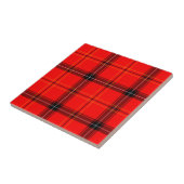 Schottischer Roter Tartan Fliese (Seite)