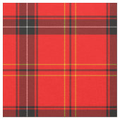Schottischer Roter Tartan Stoff (Nahaufnahme)