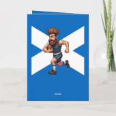 Schottischer Rugby-Stolz Karte (Rückseite)