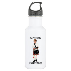 Schottischer Schlagzeuger mit roten Haaren Trinkflasche