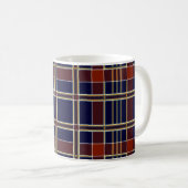 schottischer Schottenmuster-Kaffeebecher Kaffeetasse (VorderseiteRechts)