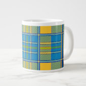 schottischer Schottenmuster-Tassenbecher Jumbo-Tasse (Vorderseite Rechts)