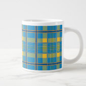 schottischer Schottenmuster-Tassenbecher Jumbo-Tasse (Rechts)