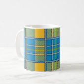 schottischer Schottenmuster-Tassenbecher Kaffeetasse (Vorderseite Links)