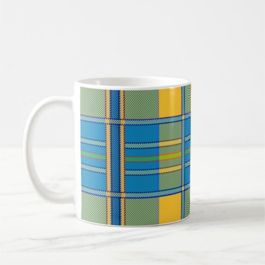 schottischer Schottenmuster-Tassenbecher Kaffeetasse (Links)