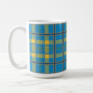 schottischer Schottenmuster-Tassenbecher Kaffeetasse