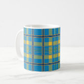 schottischer Schottenmuster-Tassenbecher Kaffeetasse (Vorderseite Links)