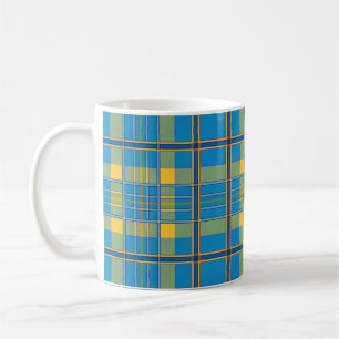 schottischer Schottenmuster-Tassenbecher Kaffeetasse
