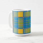 schottischer Schottenmuster-Tassenbecher Kaffeetasse (Vorderseite Links)