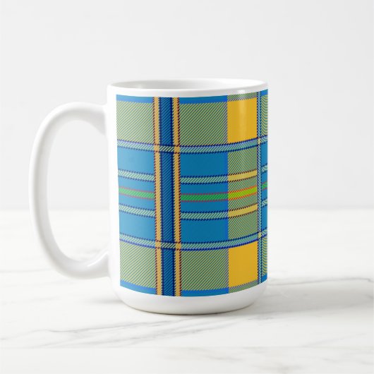 schottischer Schottenmuster-Tassenbecher Kaffeetasse (Links)