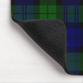 Schottischer schwarzer UhrTartan Mousepad (Ecke)