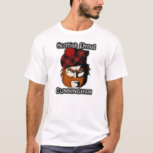 Schottischer stolzer Clan Cunningham Tartan T-Shirt