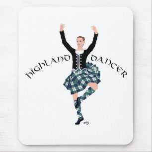 Schottischer Tänzer Highland Fling Mousepad