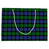 Schottischer Tartan Große Geschenktüte (Rückseite)