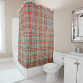 Schottischer Tartan-Hintergrund - kariertes Webdes Duschvorhang (Beispiel)