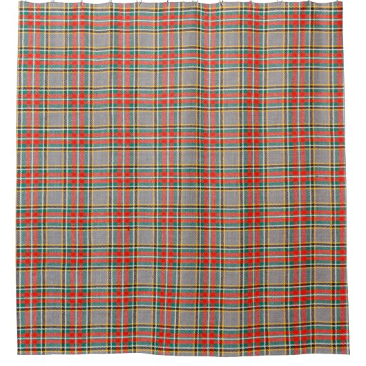Schottischer Tartan-Hintergrund - kariertes Webdes Duschvorhang (Vorderseite)