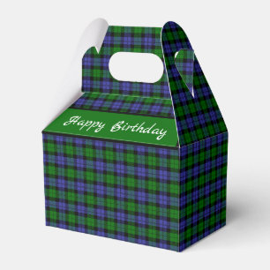 Schottischer Tartan kariert Geschenkschachtel