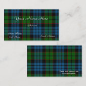Schottischer Tartan-karierte Geschäfts-Karte Visitenkarte (Vorne/Hinten)