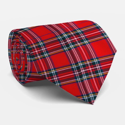 Schottischer Tartan Krawatte (Gerollt)