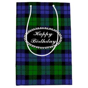 Schottischer Tartan Mittlere Geschenktüte