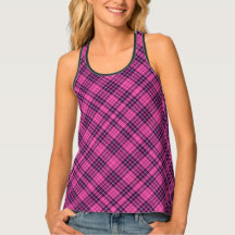 Schottischer Tartan, rosa und Lila Kariert