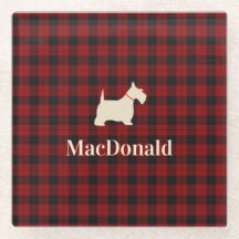 Schottischer Tartan Scotty | personalisiert