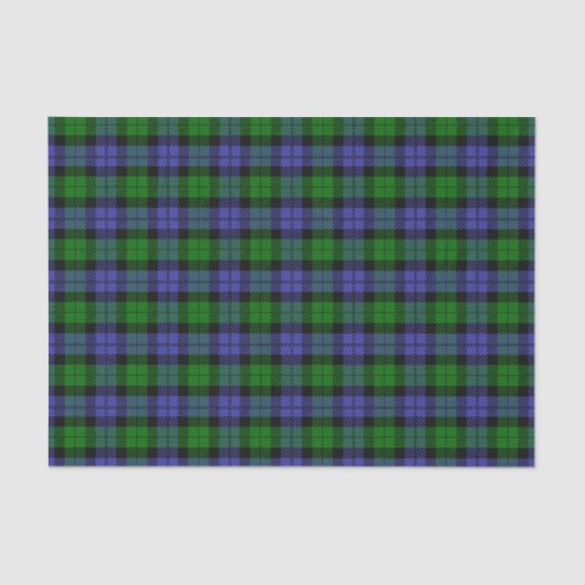 Schottischer Tartan Seidenpapier (Vorderseite)