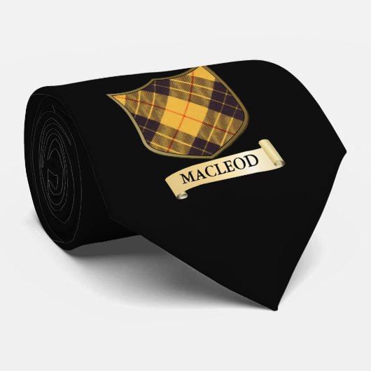 Schottischer Tartanentwurf - Macleod von Lewis u. Krawatte (Gerollt)