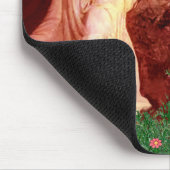 Schottischer Terrier 3 - Sitzender Engel Mousepad (Ecke)
